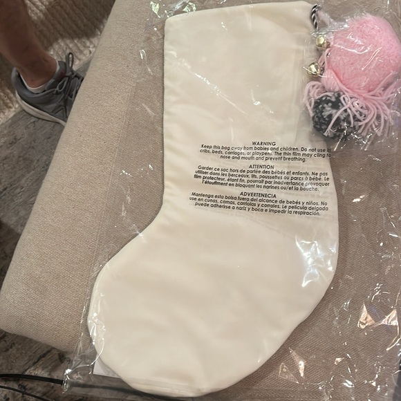 Stephan Baby Wool Felt Keepsake Christmas Stocking, Fa La La/NWT - Picture 8 of 8